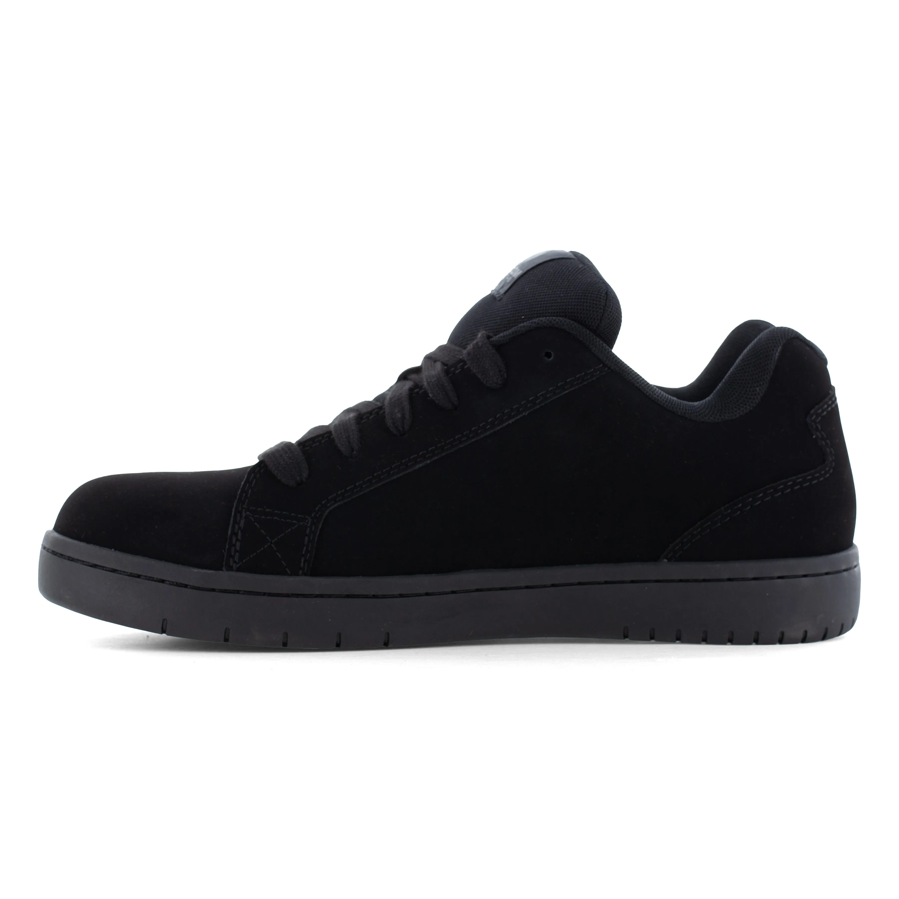 Volcom Men's Stone Op Art Comp Toe Skate Inspired Work Shoe - Black - VM30596