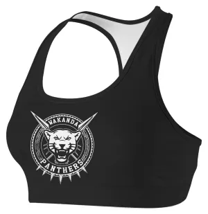 Wakanda Panthers TRAINING PRO WOMEN SPORTS BRA