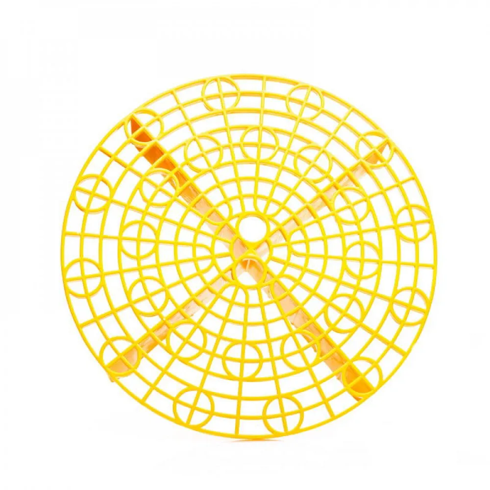 Wash Bucket Grit Guard Work Stuff Separator, Yellow