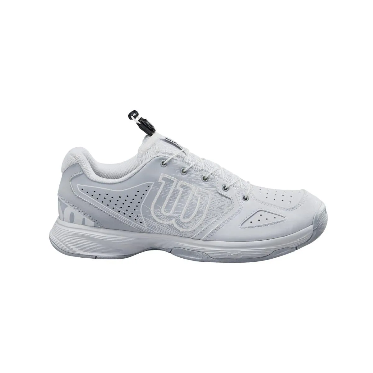 Wilson Kaos QL Junior Tennis Shoe (White/Blue/Black)