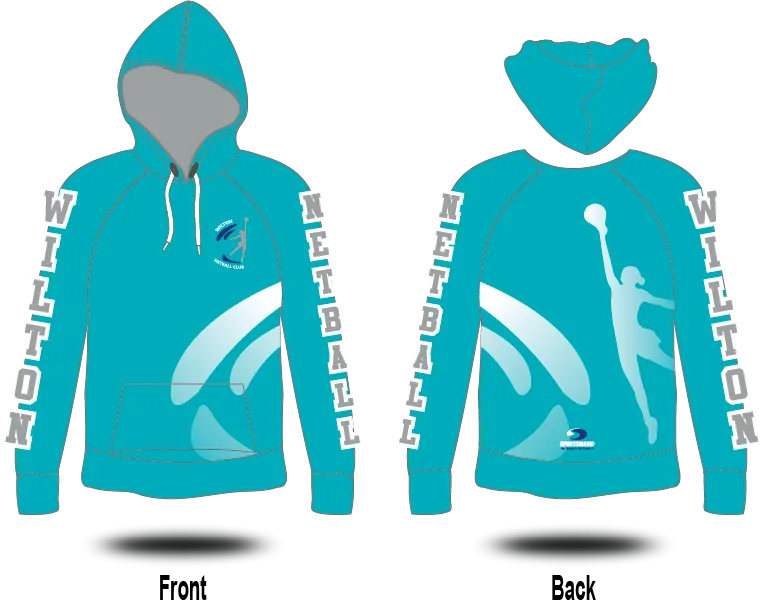 WILTON NETBALL - Hoodie (Blue) - PRE-ORDER
