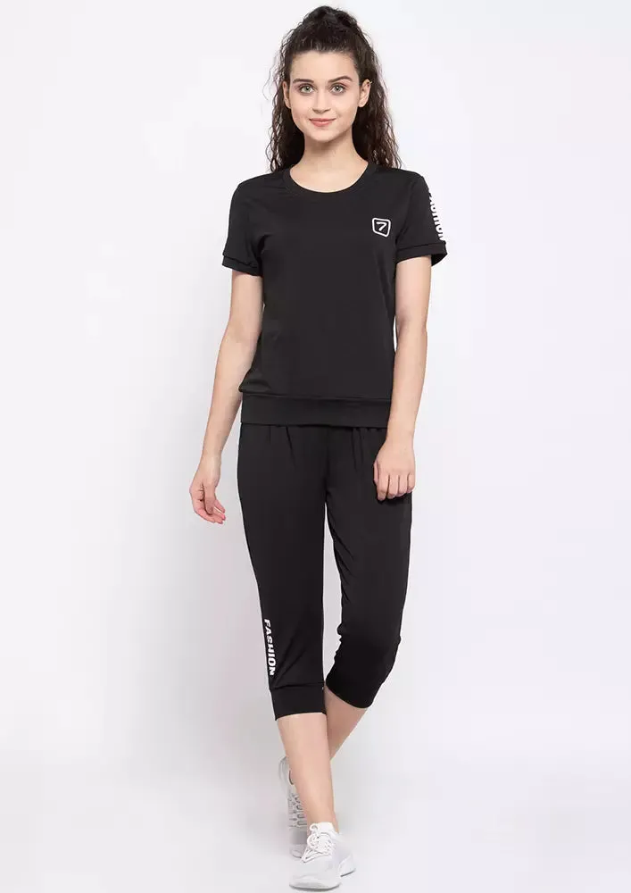 Women 3 Piece Set Tracksuit With Hooded
