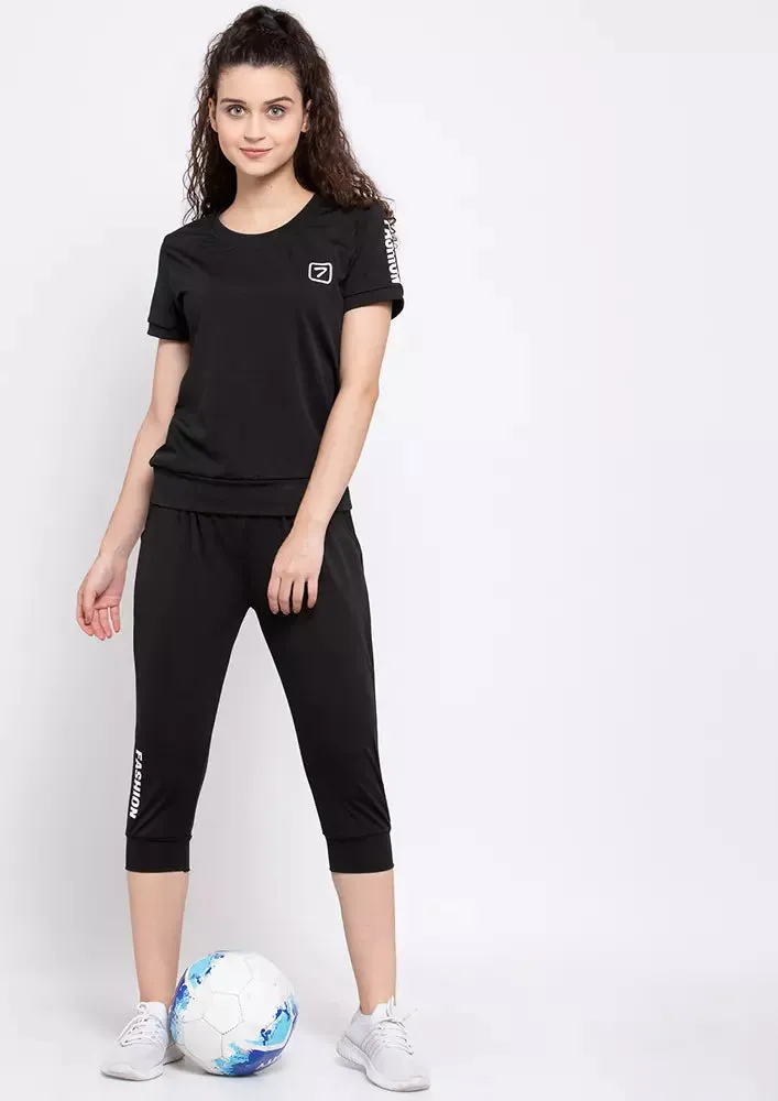 Women 3 Piece Set Tracksuit With Hooded