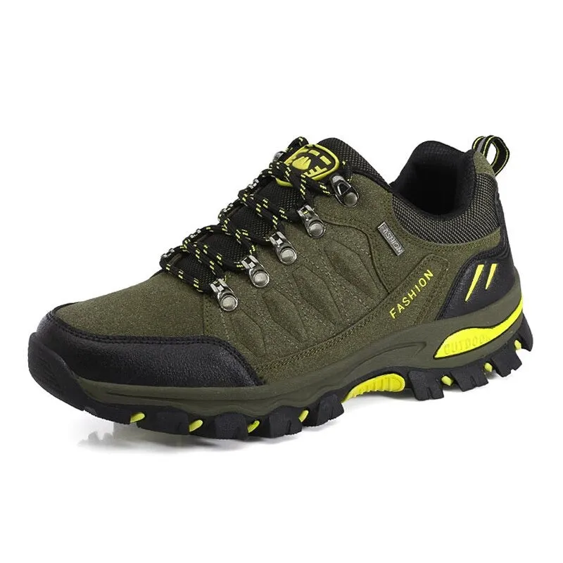 Women's hiking shoes leather mountain sports trekking camping climbing shoes