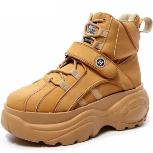 Women's Platform Sneakers Fashion Brand Women Chunky Sneakers Comfort  Casual Woman Dad Shoes Ladies Footwear Yellow