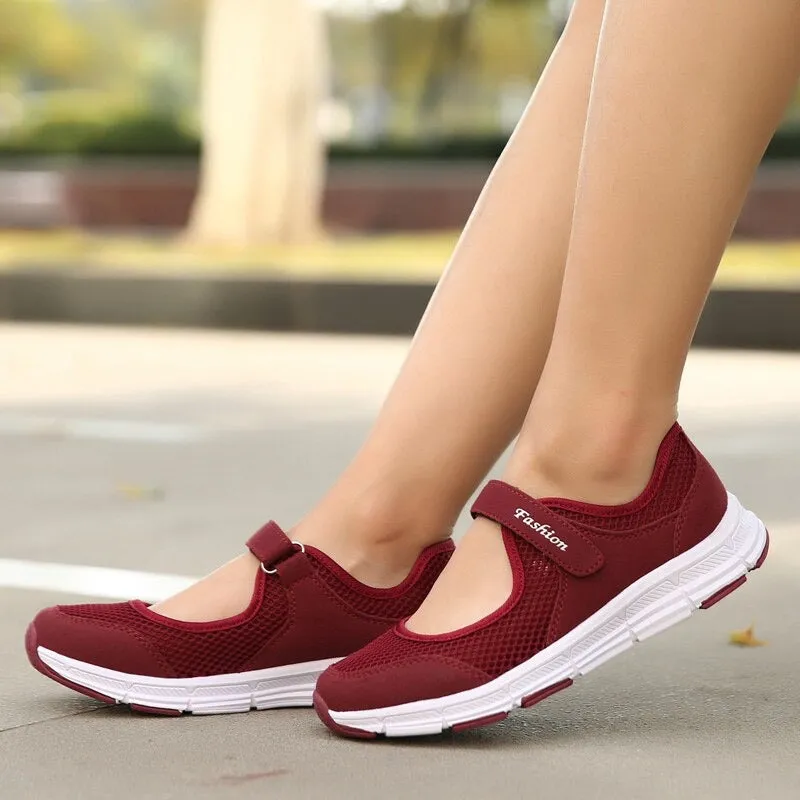 Women's Sneakers Women Walking Shoes Flat Outdoor