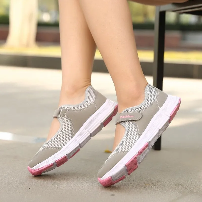 Women's Sneakers Women Walking Shoes Flat Outdoor