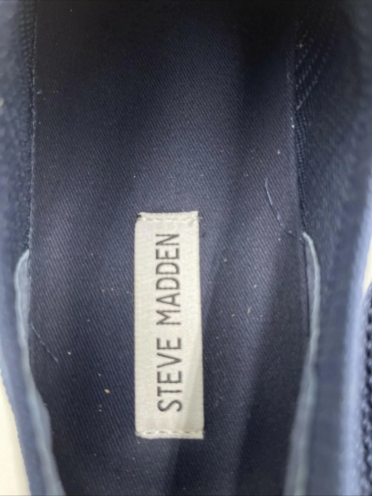 Women’s Steve Madden Beale Sneakers Navy Blue Size 9.5M - Very Good