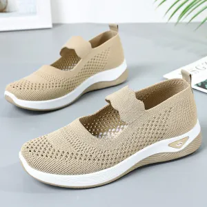 Women's Summer Slip-on Old Cloth Mother Lightweight Casual Shoes