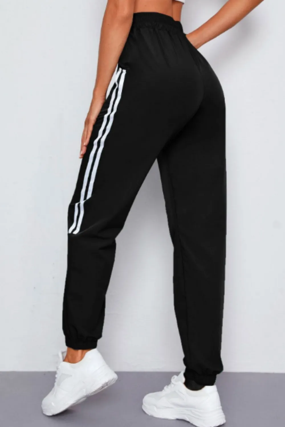 Womens Training Striped Sports Pant