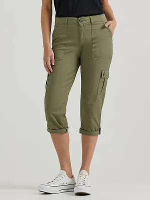 Women's Ultra Lux Comfort with Flex-to-Go Relaxed Fit Cargo Capri - 112346777