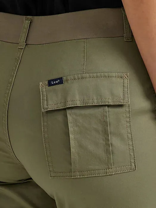 Women's Ultra Lux Comfort with Flex-to-Go Relaxed Fit Cargo Capri - 112346777