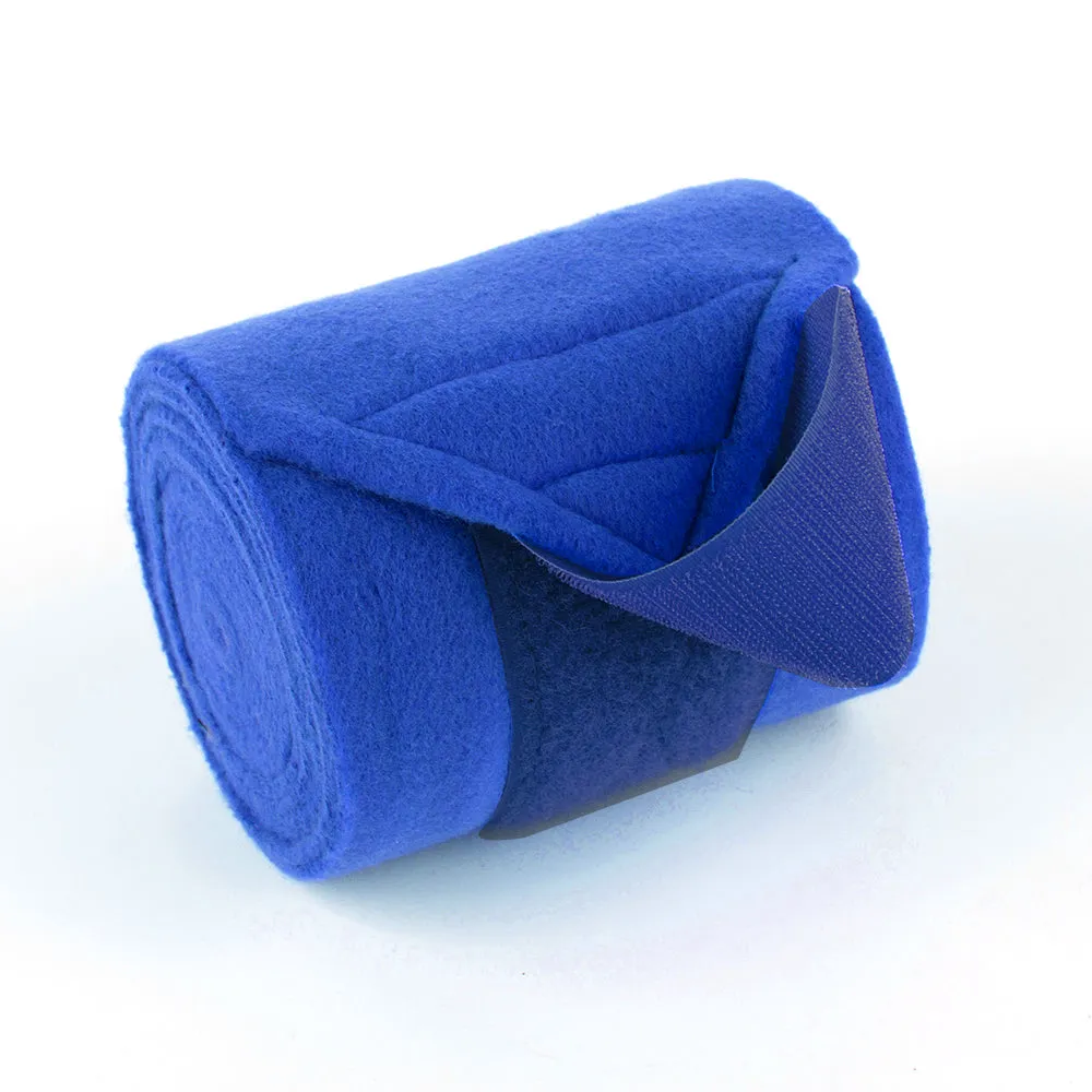 Y.J TAILS Horse Leg Polo Wraps Soft Fleece Equestrian Polo Bandage Wrap Set of 4pcs