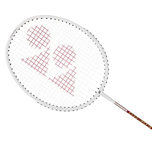 YONEX GR 303 Aluminum Tennis Badminton Racquet (White) - Pack of 2