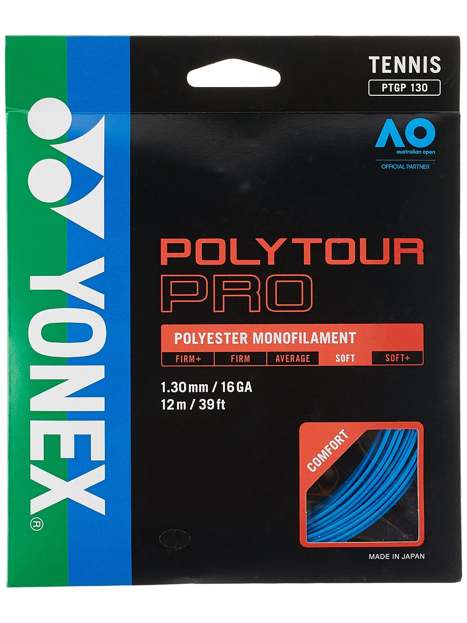 Yonex Polytour Pro 130 Tennis Strings [Yellow]