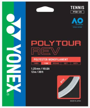 Yonex Polytour REV 125 Tennis Strings [White]