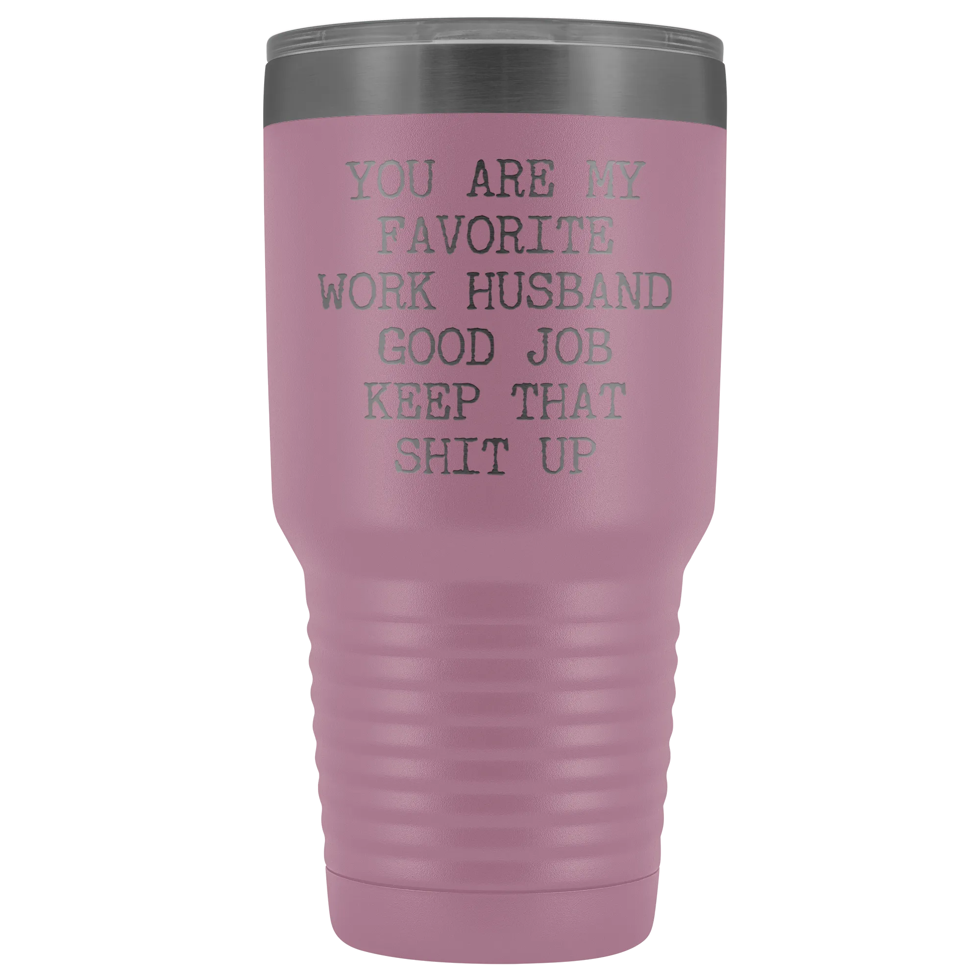You are My Favorite Work Husband Mug Funny Coworker Gift for Colleague Office Tumbler Insulated Hot Cold Travel Coffee Cup 30oz BPA Free