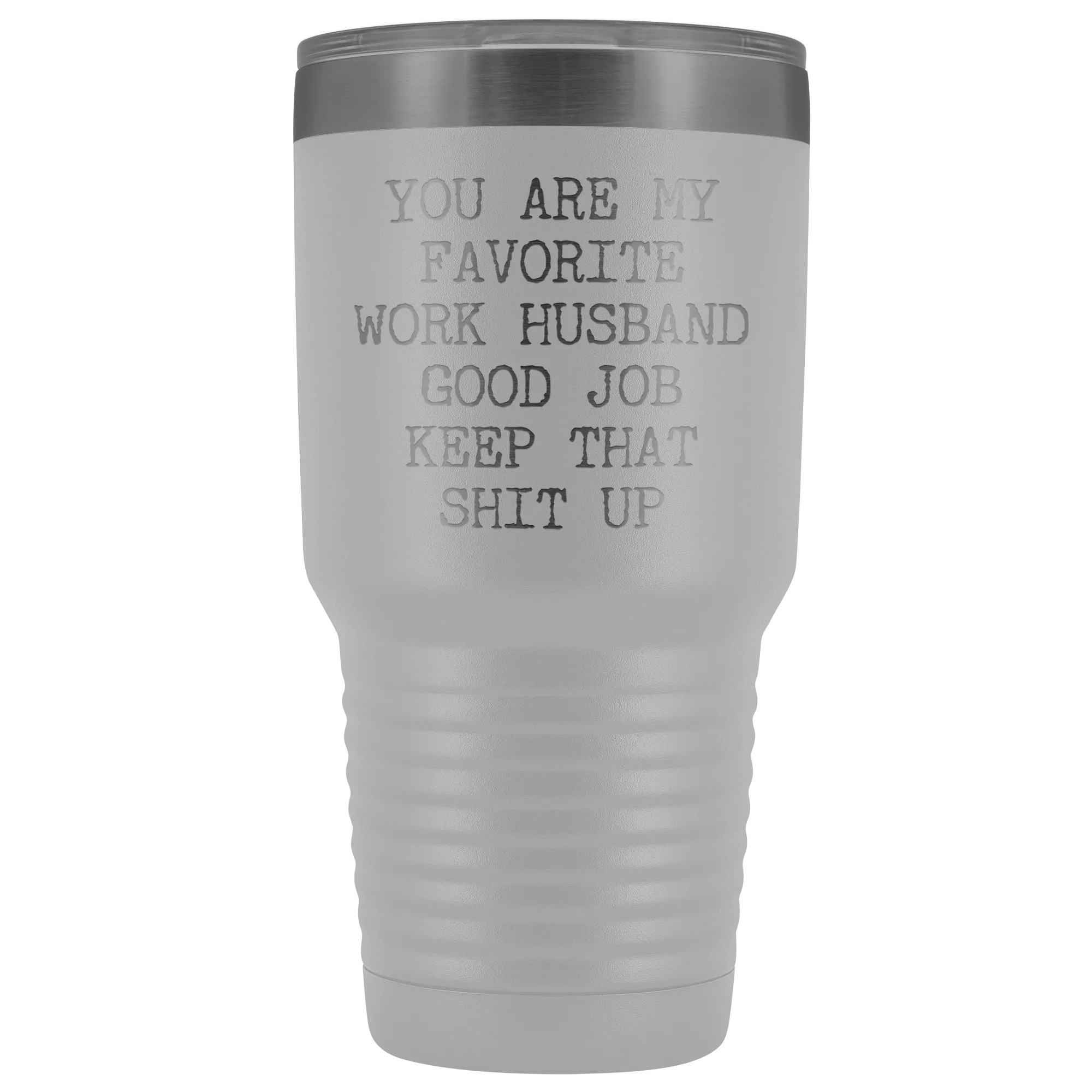 You are My Favorite Work Husband Mug Funny Coworker Gift for Colleague Office Tumbler Insulated Hot Cold Travel Coffee Cup 30oz BPA Free