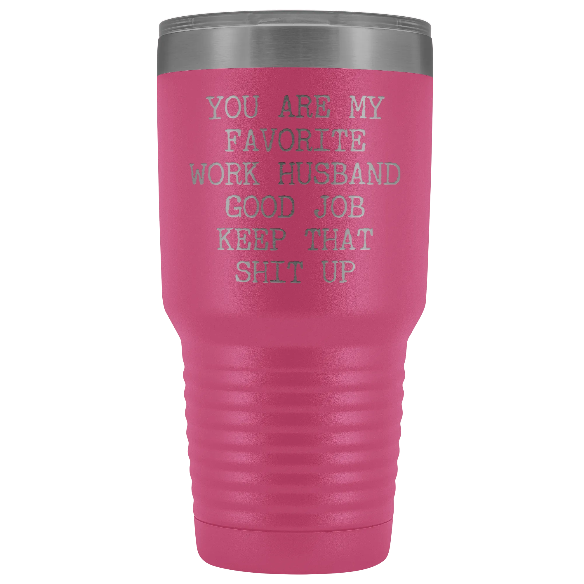 You are My Favorite Work Husband Mug Funny Coworker Gift for Colleague Office Tumbler Insulated Hot Cold Travel Coffee Cup 30oz BPA Free