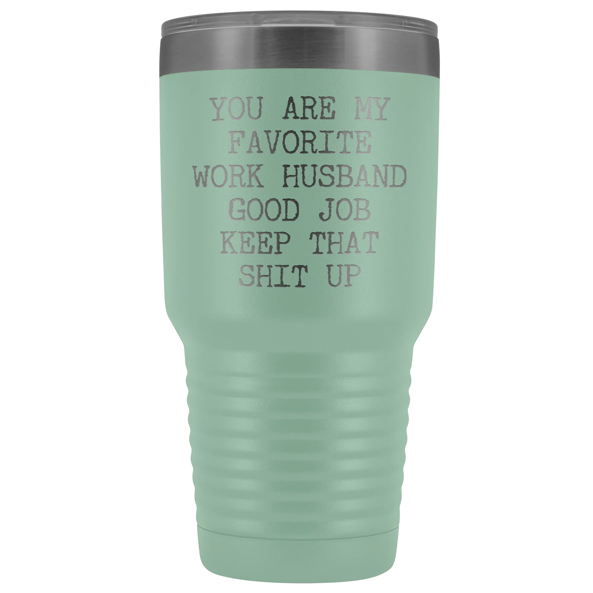 You are My Favorite Work Husband Mug Funny Coworker Gift for Colleague Office Tumbler Insulated Hot Cold Travel Coffee Cup 30oz BPA Free