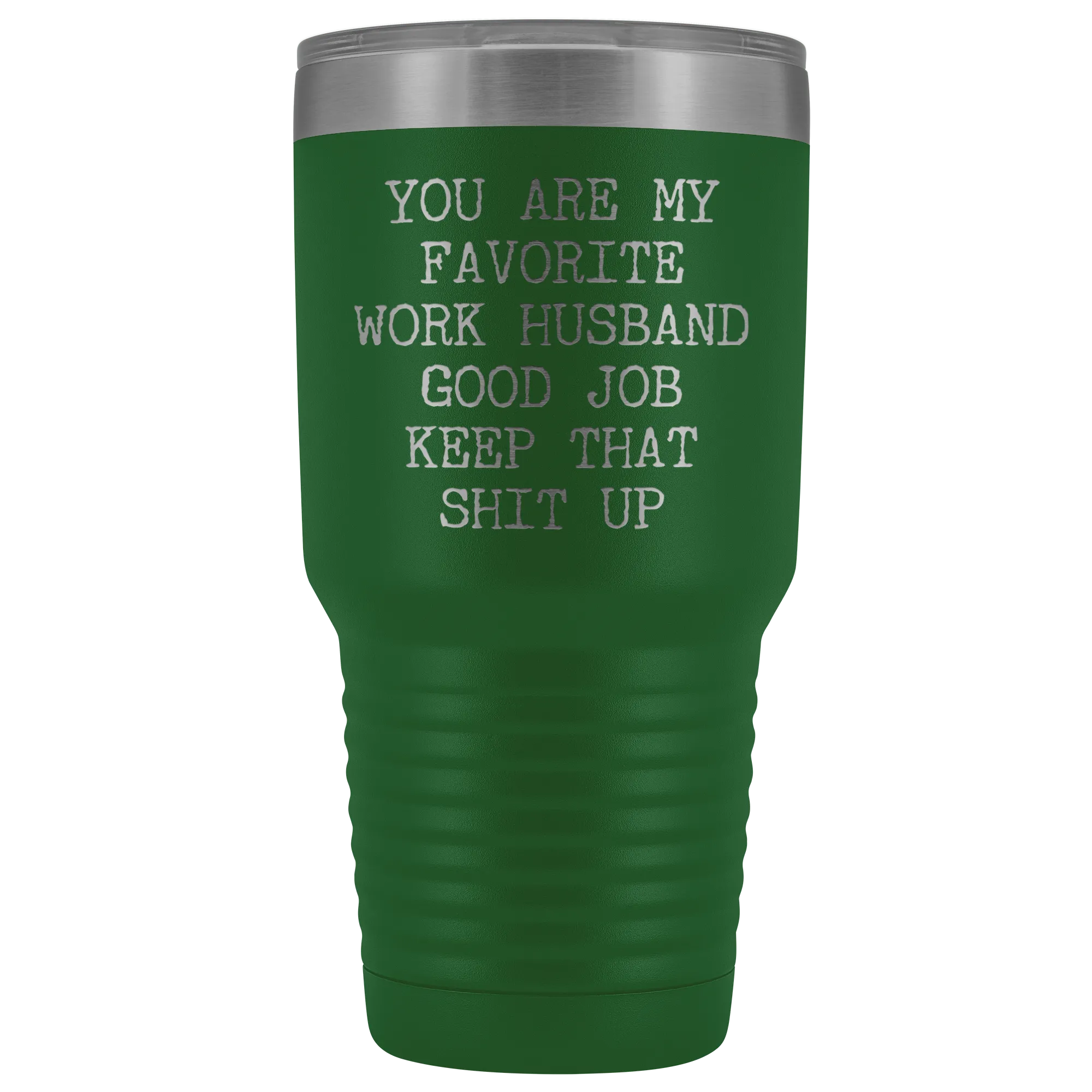 You are My Favorite Work Husband Mug Funny Coworker Gift for Colleague Office Tumbler Insulated Hot Cold Travel Coffee Cup 30oz BPA Free
