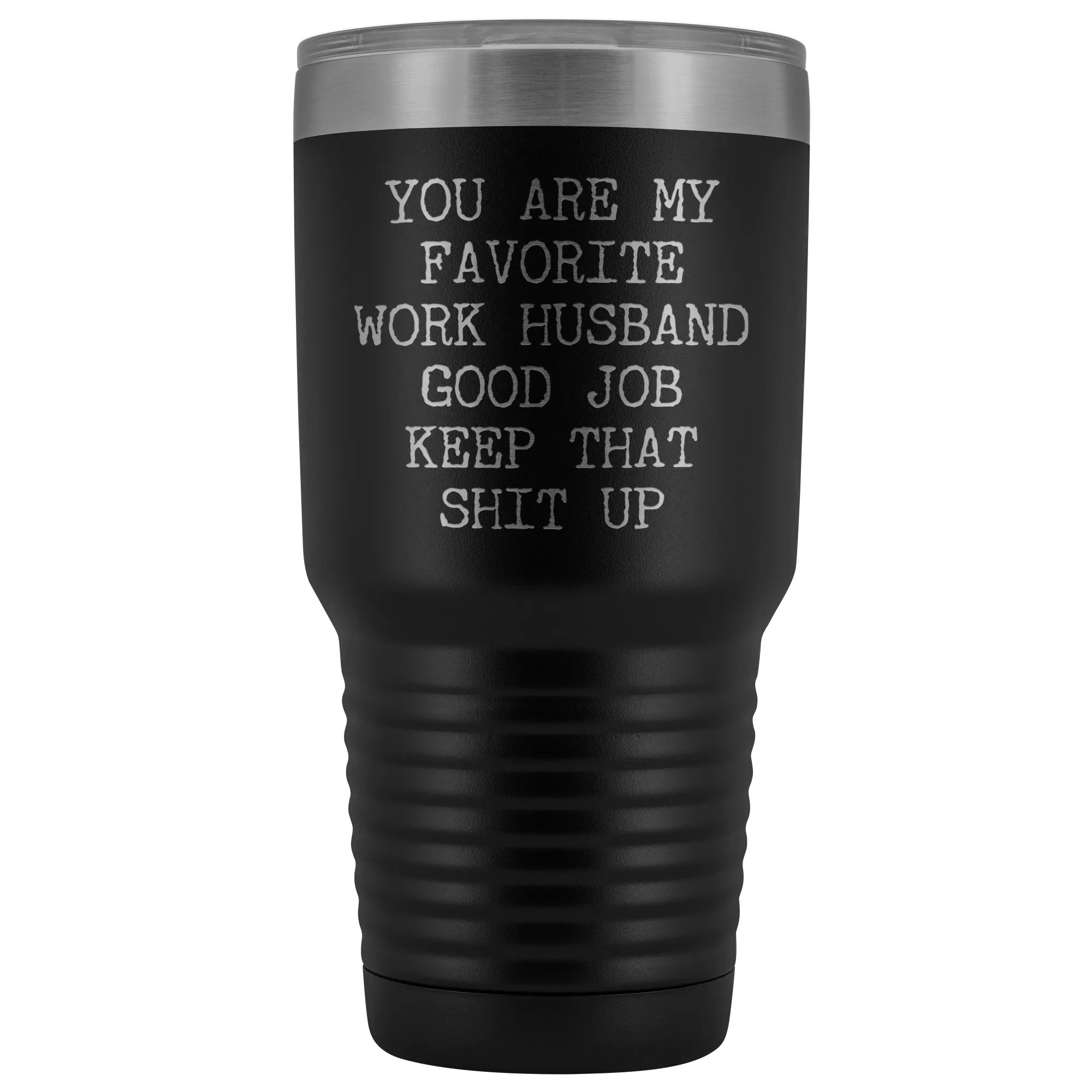 You are My Favorite Work Husband Mug Funny Coworker Gift for Colleague Office Tumbler Insulated Hot Cold Travel Coffee Cup 30oz BPA Free