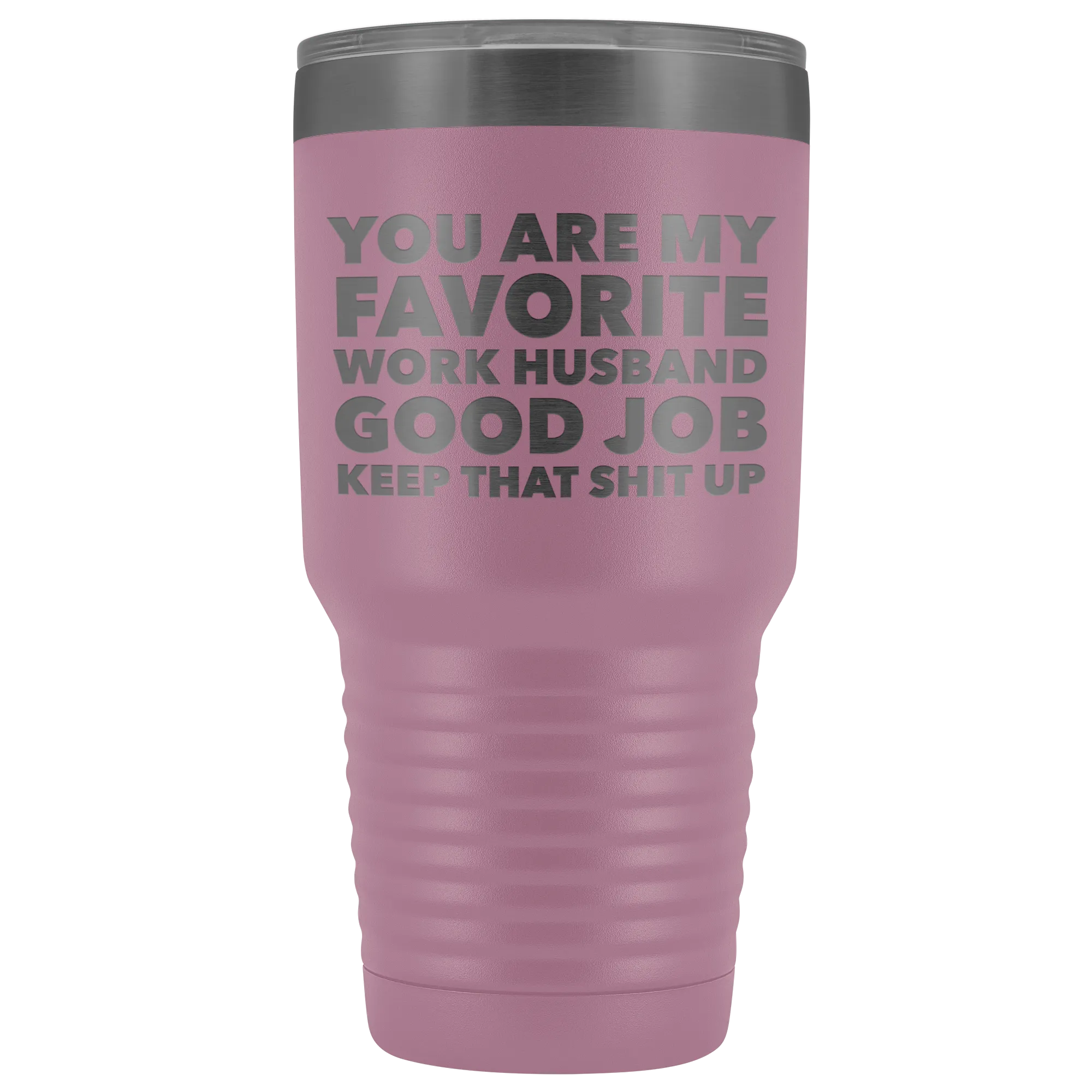 You are My Favorite Work Husband Tumbler Funny Coworker Gifts Metal Mug Insulated Hot Cold Travel Coffee Cup 30oz BPA Free