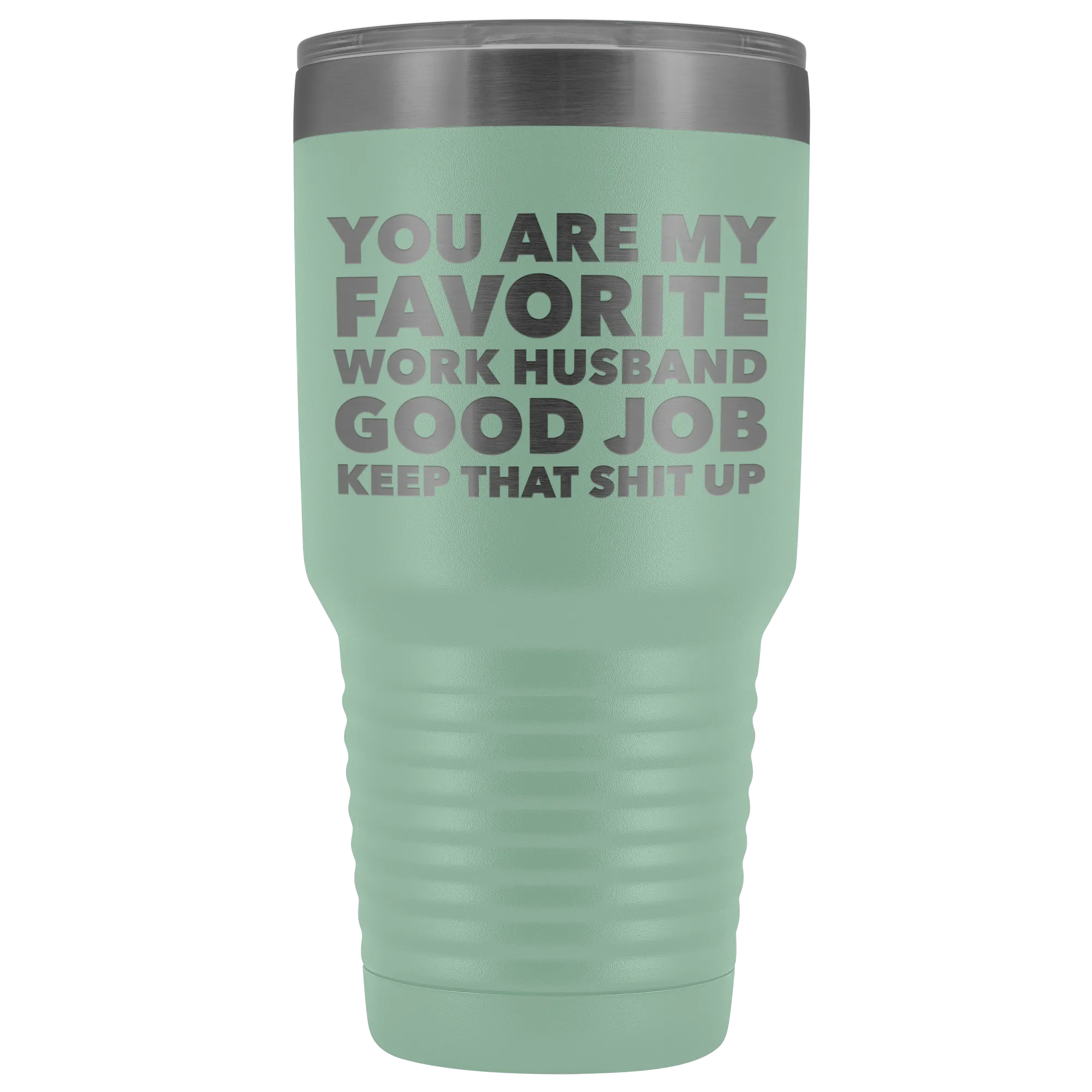 You are My Favorite Work Husband Tumbler Funny Coworker Gifts Metal Mug Insulated Hot Cold Travel Coffee Cup 30oz BPA Free