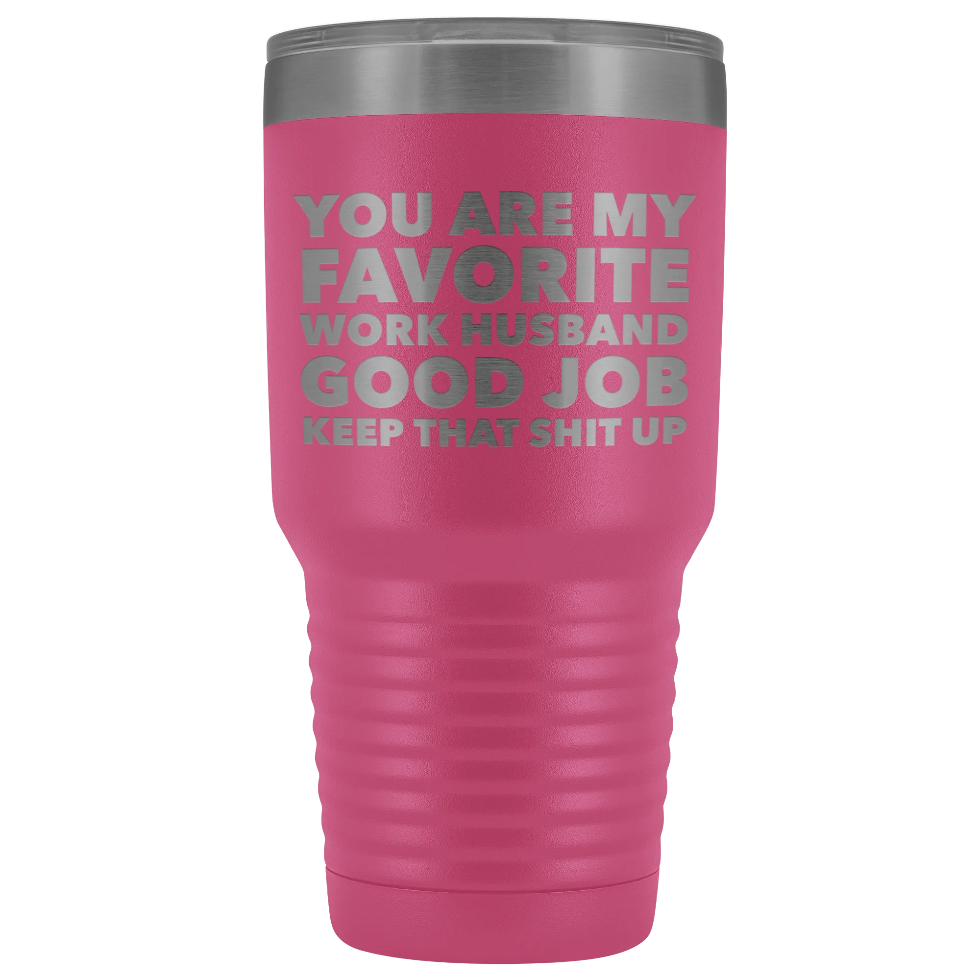 You are My Favorite Work Husband Tumbler Funny Coworker Gifts Metal Mug Insulated Hot Cold Travel Coffee Cup 30oz BPA Free