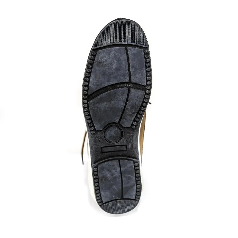 Zapatos Moto Qatar Negro/Blanco/Rojo KMZ